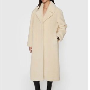 Rebecca Minkoff Cream Teddy Jacket